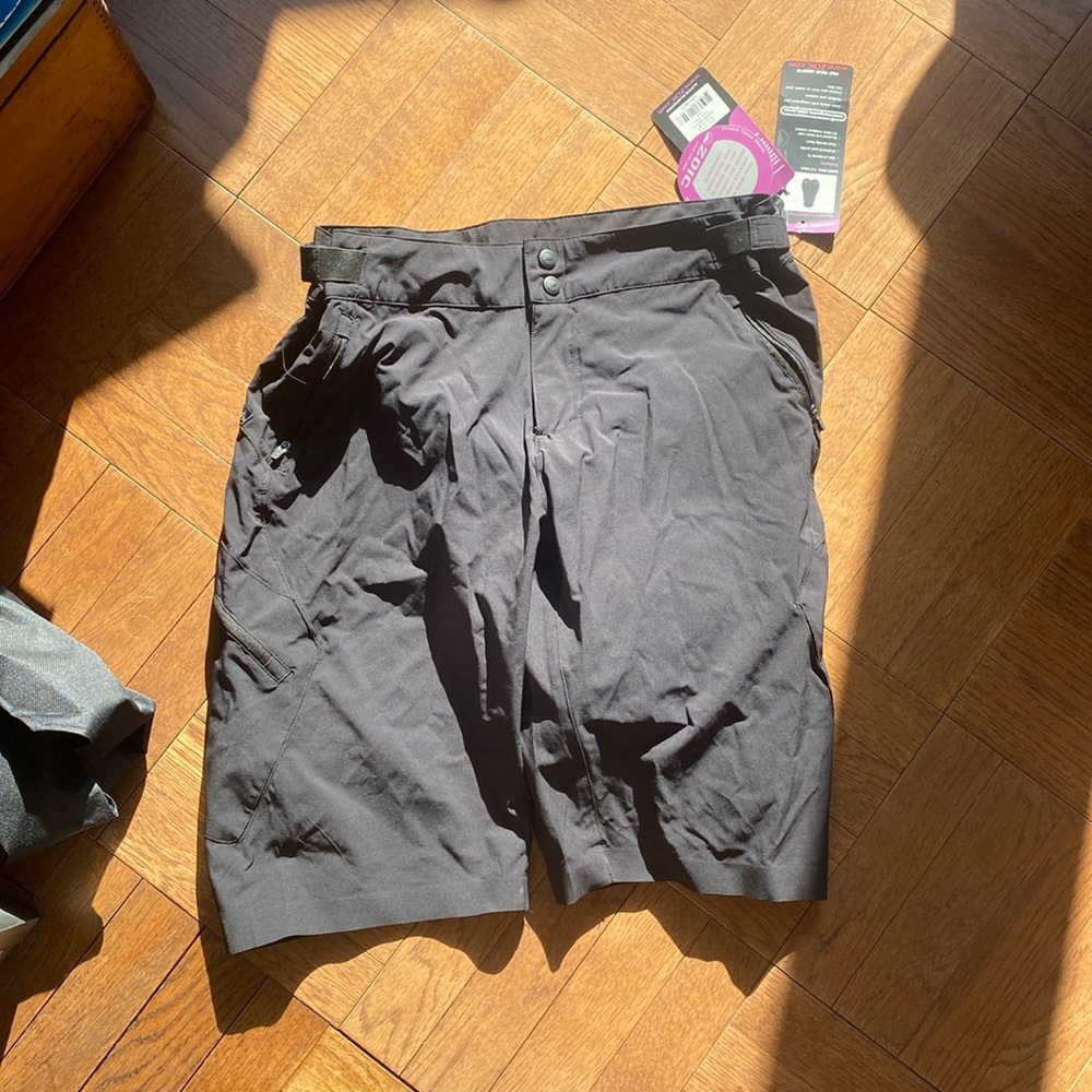 Biking long shorts, padded.